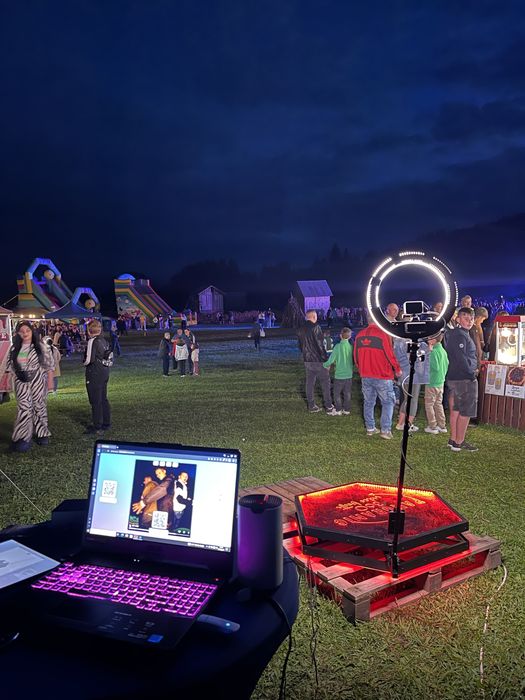 Vand platforma videobooth 360