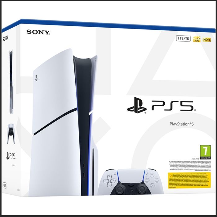 Consola PlayStation 5 Slim (PS5) 1TB, E-Chassis, White