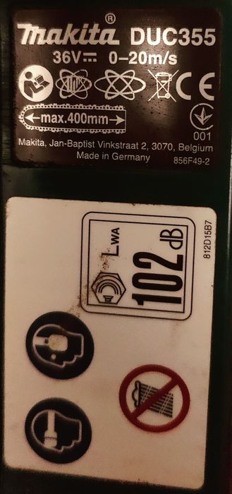 Ieftin drujba Makita - Makita Fierastrau cu lant cu acumulatori 2x18 V