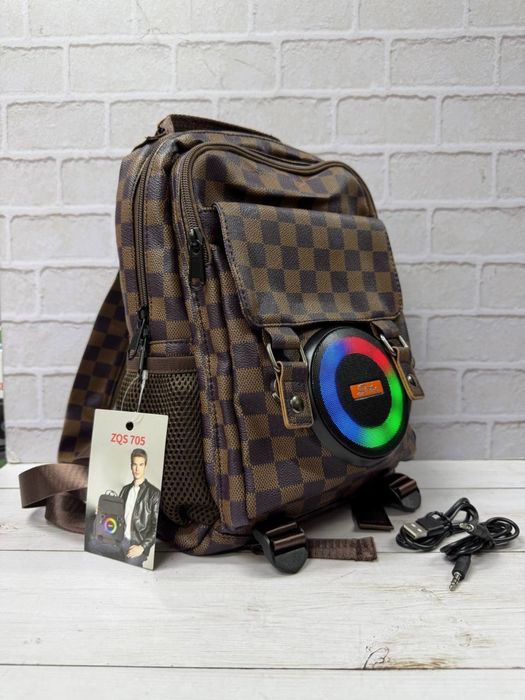 Колонка, колонка в виде рюкзак, караоке калонка портативная