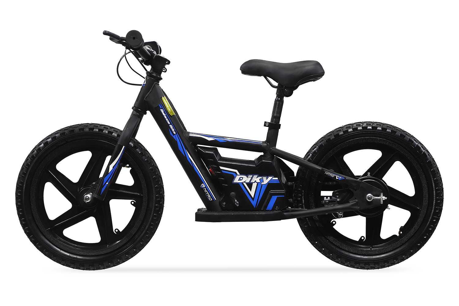 Bicicleta electrica pt. copii NITRO Diky 180W 16 inch 24V Litium Blue