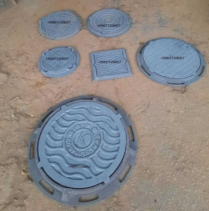 Люки Чугунные и Полимерные Канализационные (Люк для канализации)