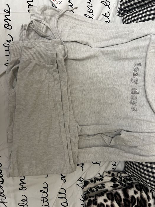 Pijama material moale catifelat