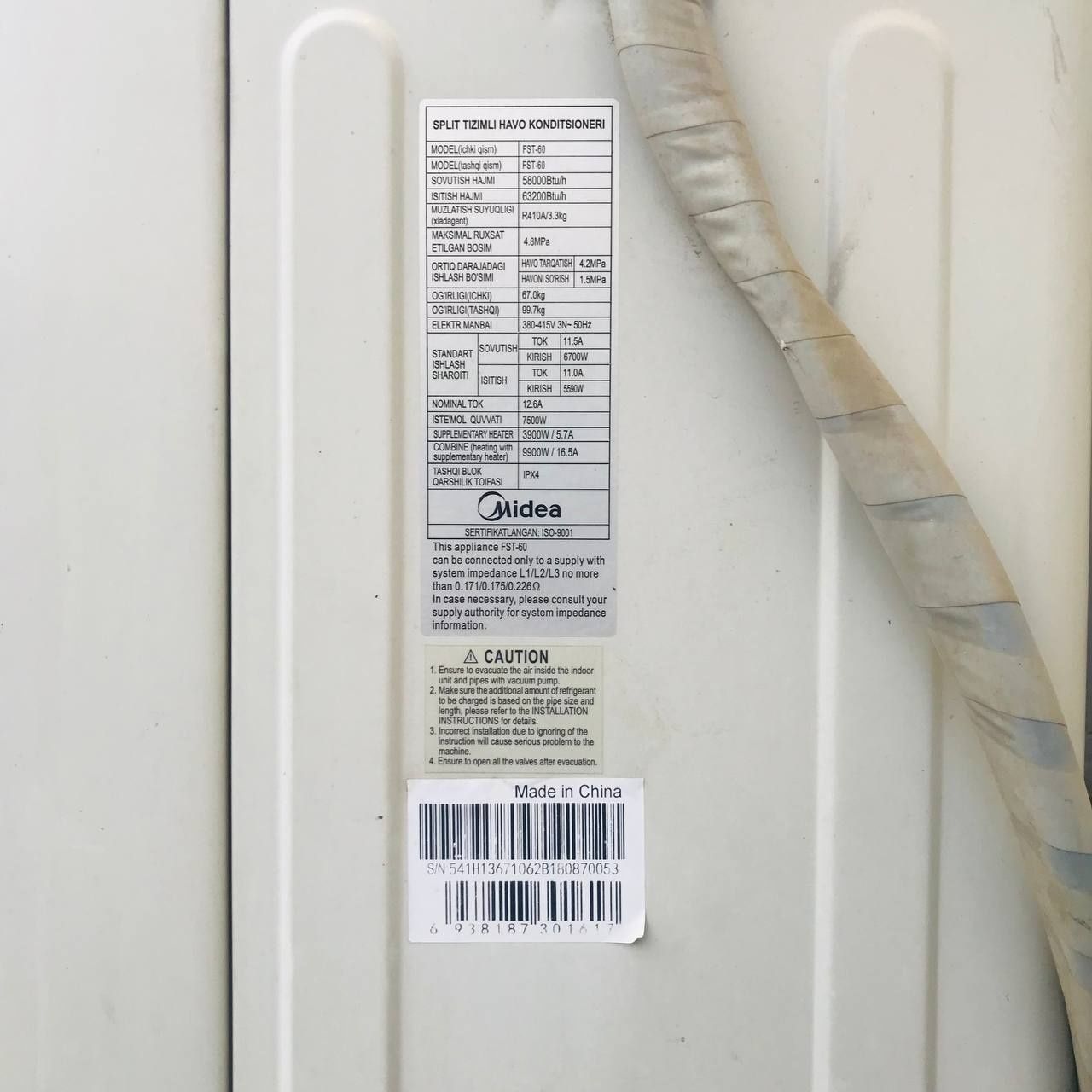 Midea 60 talik konditsioner