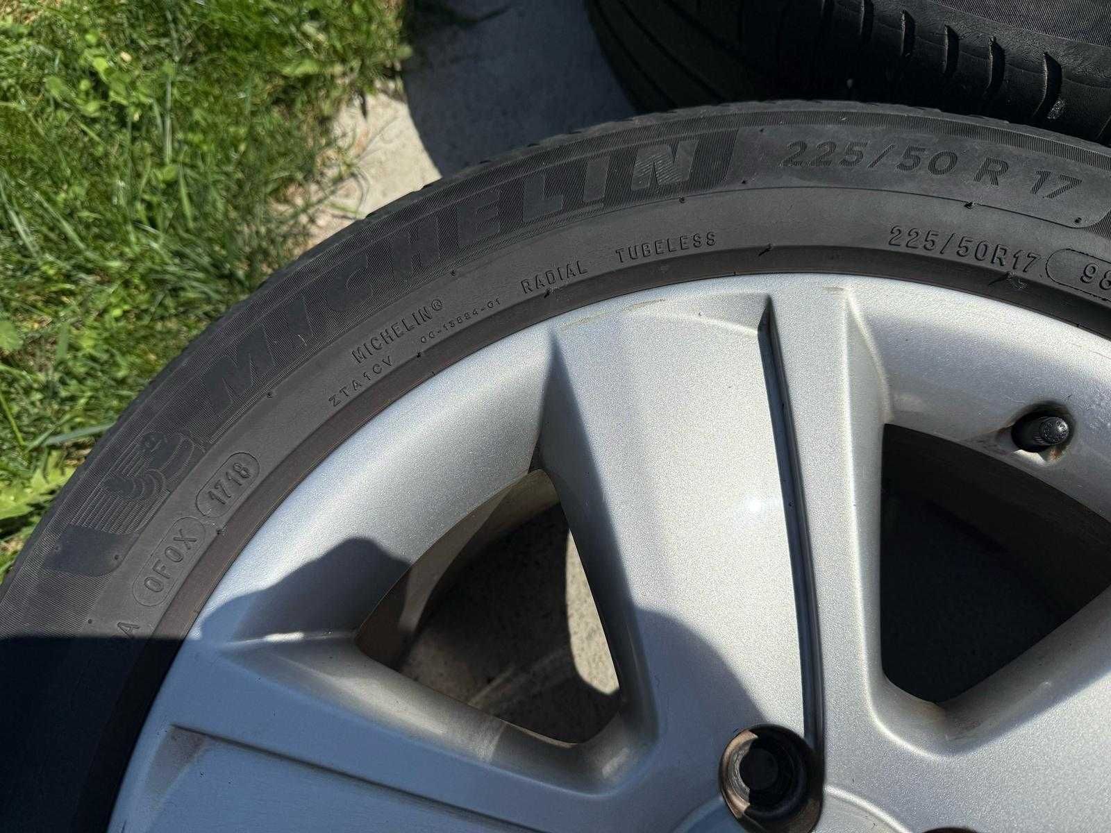 Set jante Skoda/VW +anvelope vara 225/50/17