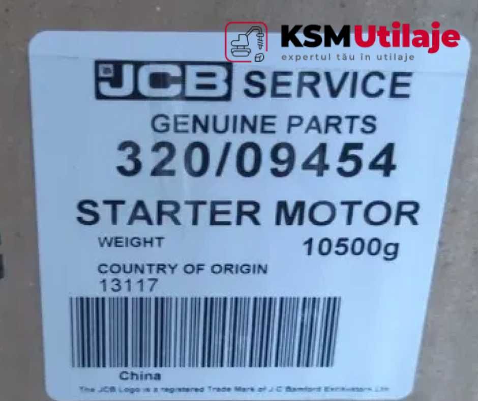 Electromotor/demaror buldoexcavator JCB 3CX - motor JCB - 320/09454