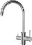 Baterie / robinet de bucatarie DETBOM 3 Way / Inox / rotativ 360' -nou