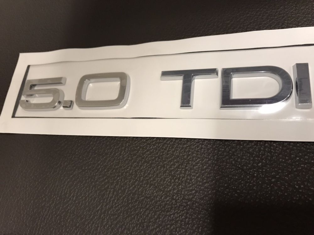 Emblema Audi 5.0 TDI crom nou