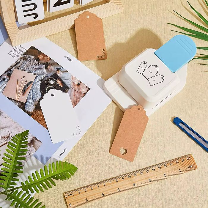 Резак для бумаги/Дырокол для создания бирок и закладки для книг