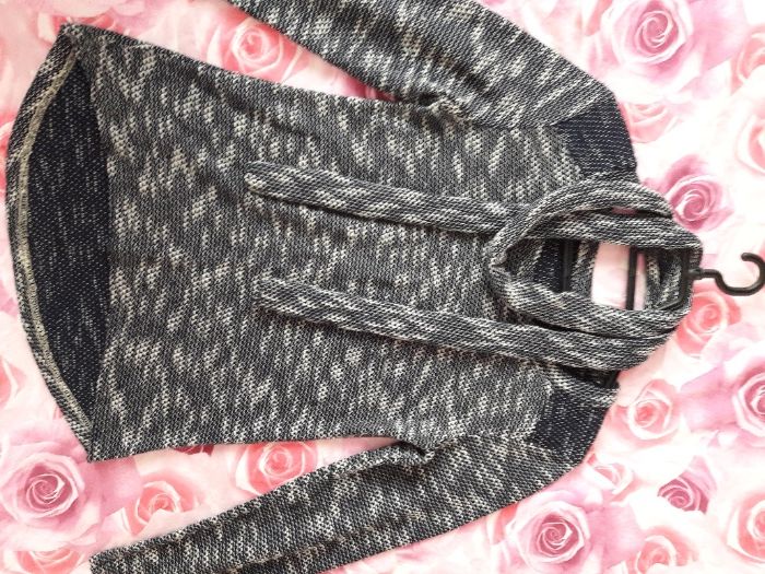 Дамска блуза меланж с шал