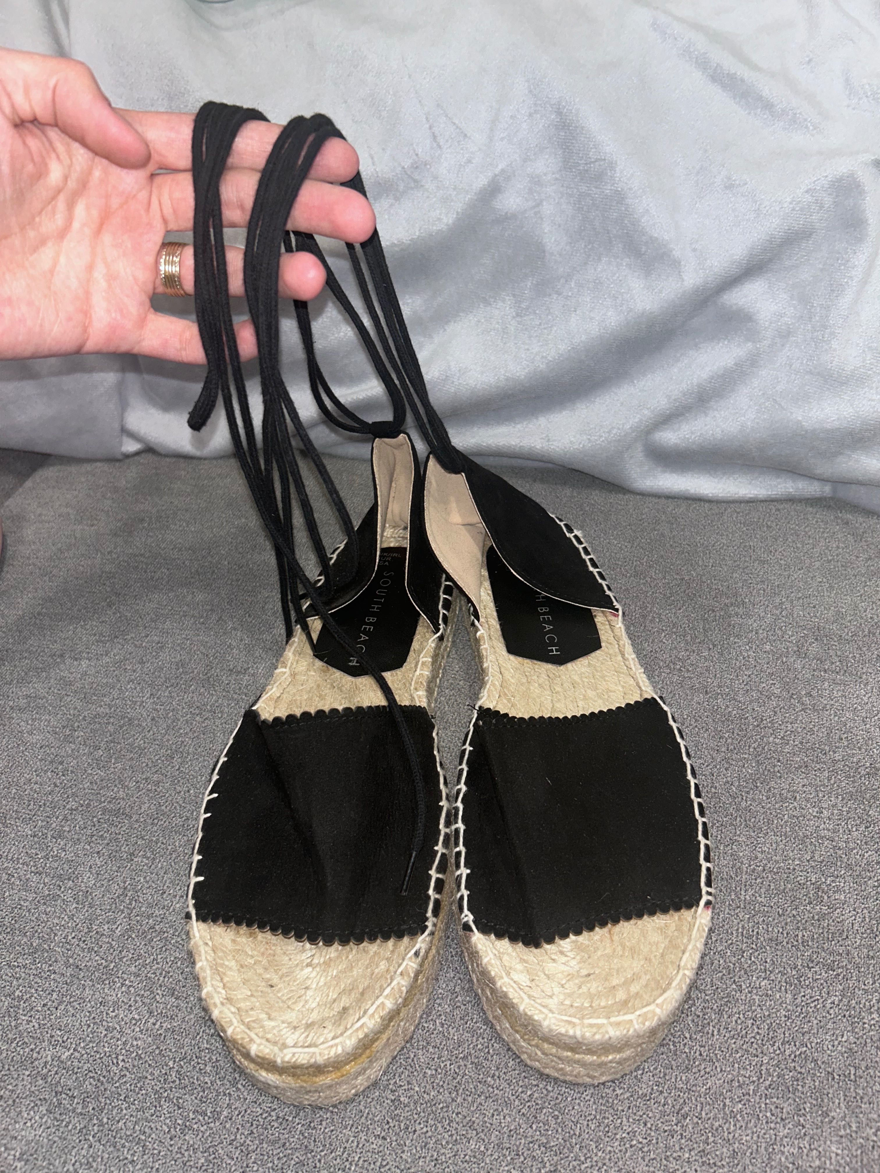Espadrile cu talpă înaltă