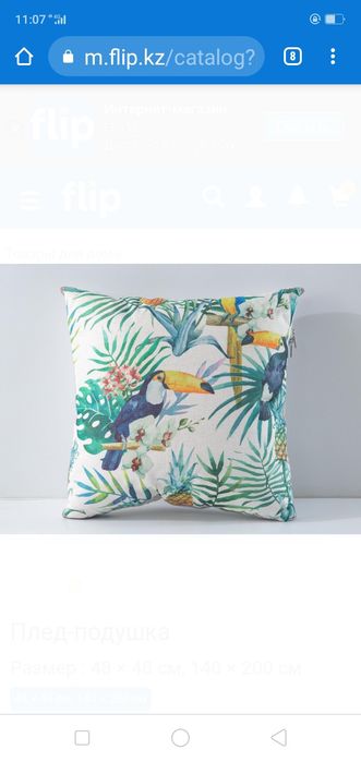 Подушка - плед .