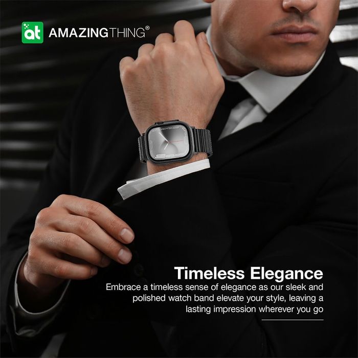 Стоманена каишка за Apple Watch AmazingThing Titan