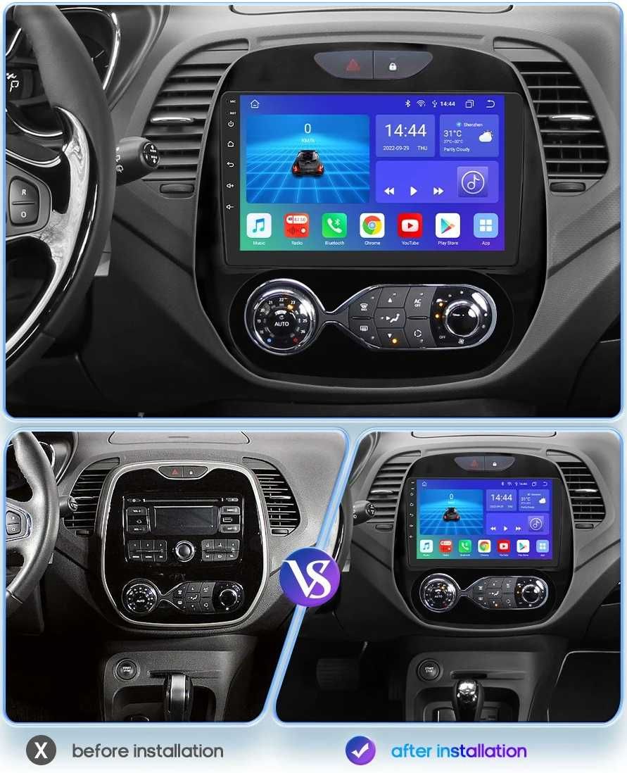 Renault Captur 2016 - 2019 Мултимедия Навигация Android