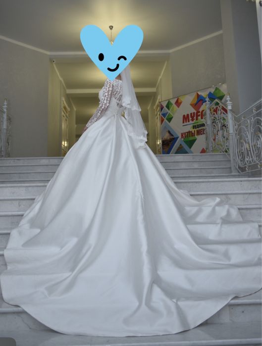 Свадебное платье 42 размер размер Х