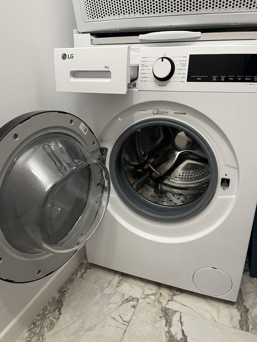 Mașină de spalat LG 9KG utilizată 1 an garantie + factura Emag