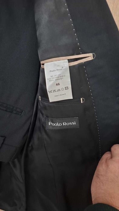 Costum negru Paulo Rossi
