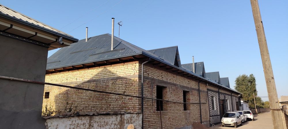 Транщи яма падвол казиймиз том навес йопамиз кладка кирпич щлакабилок