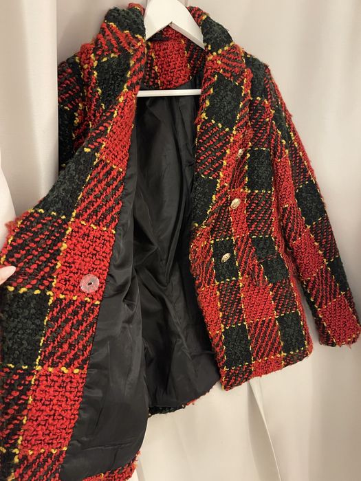 Палто каре букле