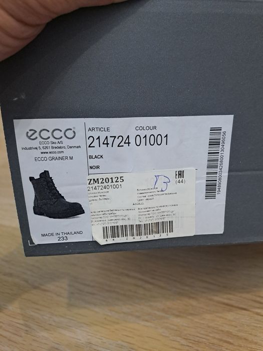 Обувь зимний ecco