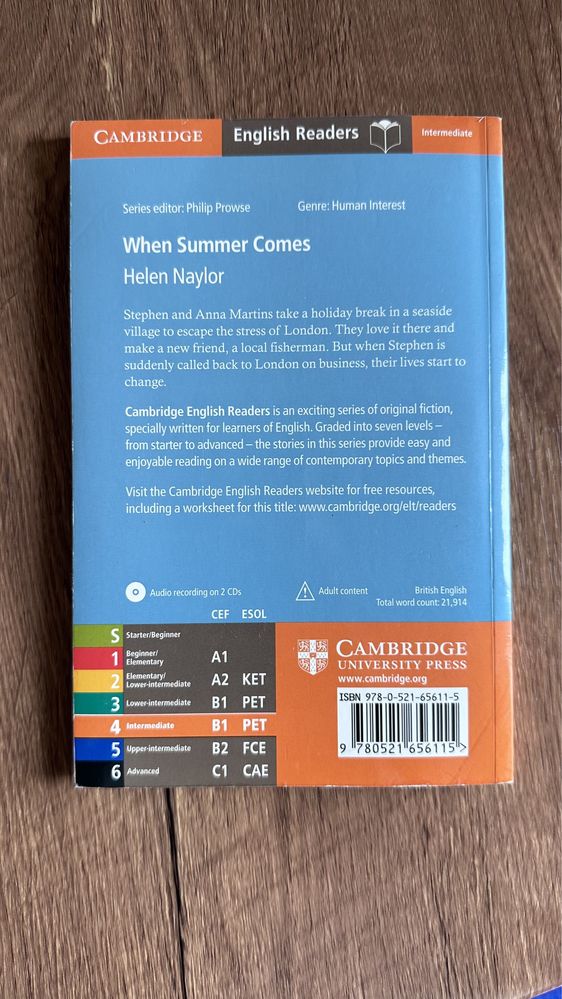 Книга на английском языке B1 (адаптированная) Cambridge