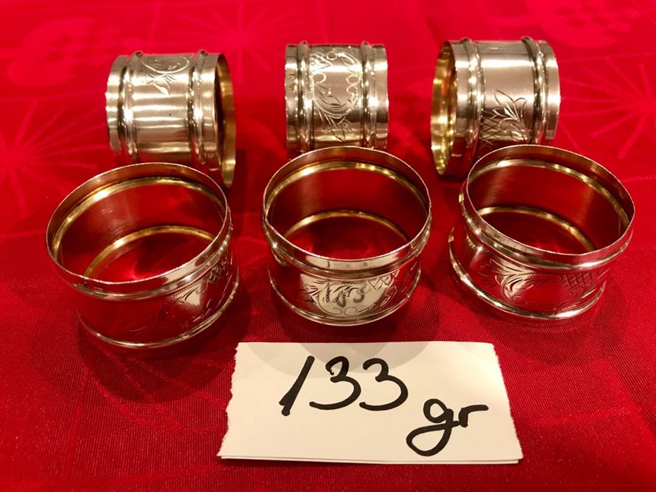 Inele servetele din Argint