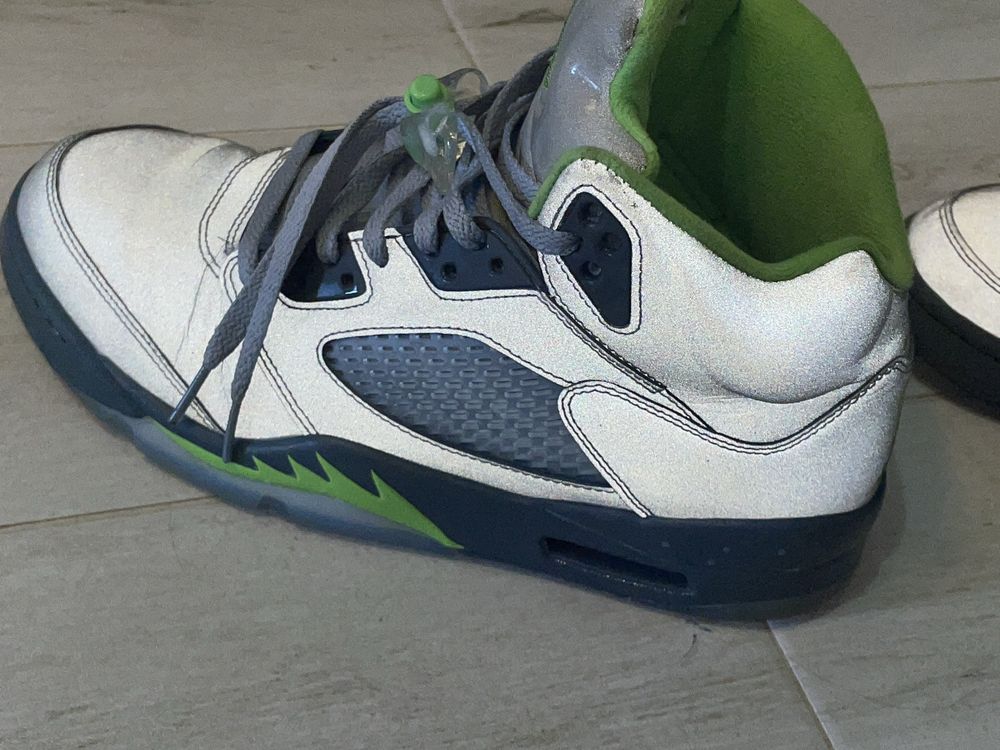 Jordan 5 green bean marime 43