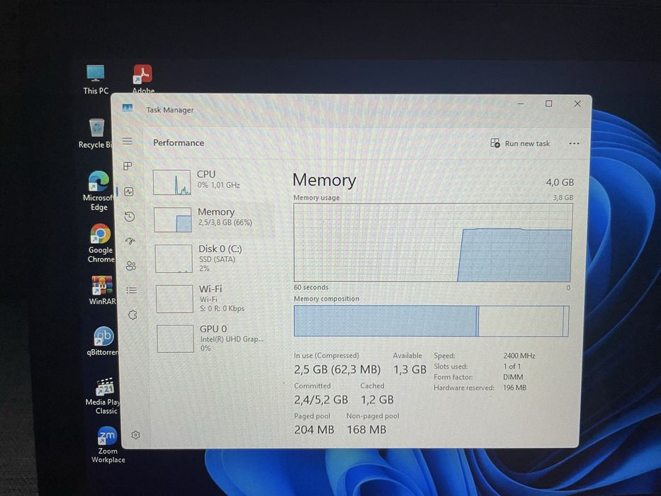 Лаптоп Acer TravelMate B Spin 11 inch.