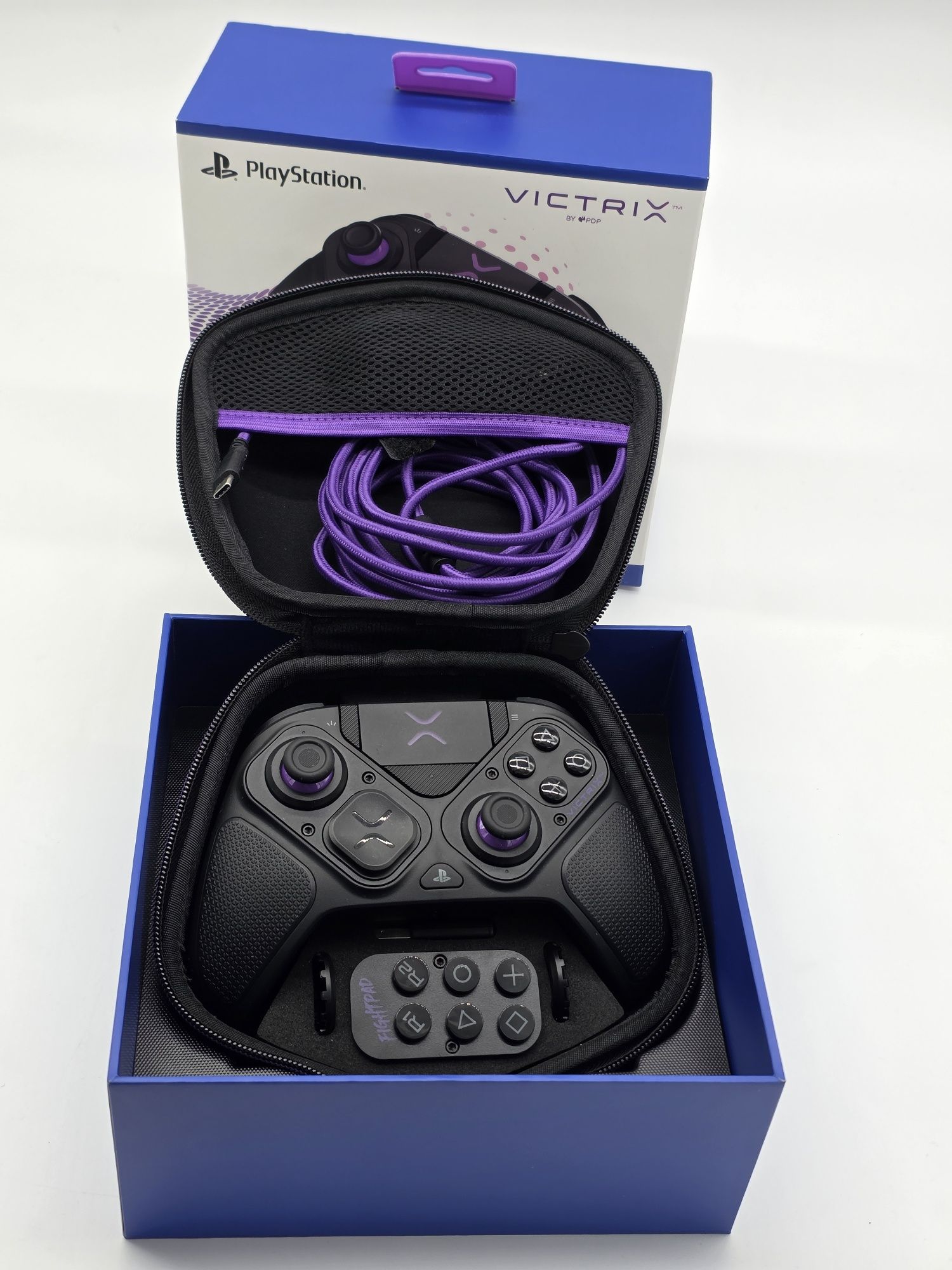 Controller fara fir PDP Victrix Pro BFG, PlayStation 5, 3D audio, Prog