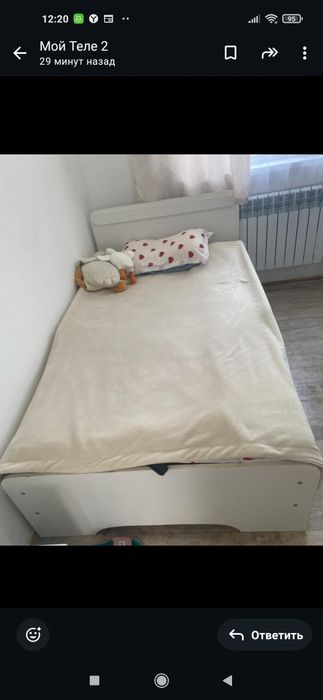 Кровать в хорошем состоянии