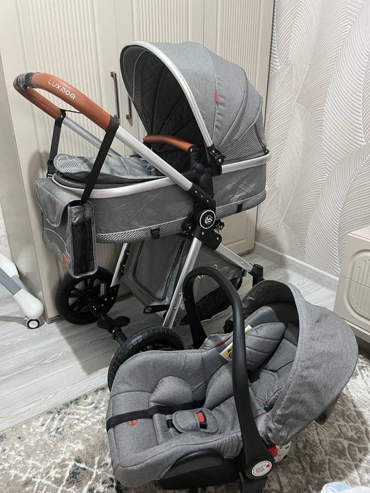 Детский коляска с автокреслом
