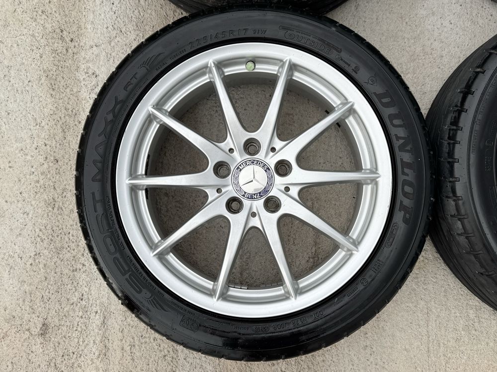ОРИГИНАЛНИ 17” Mercedes джанти с ПОДАРЪК гуми 225/45/17