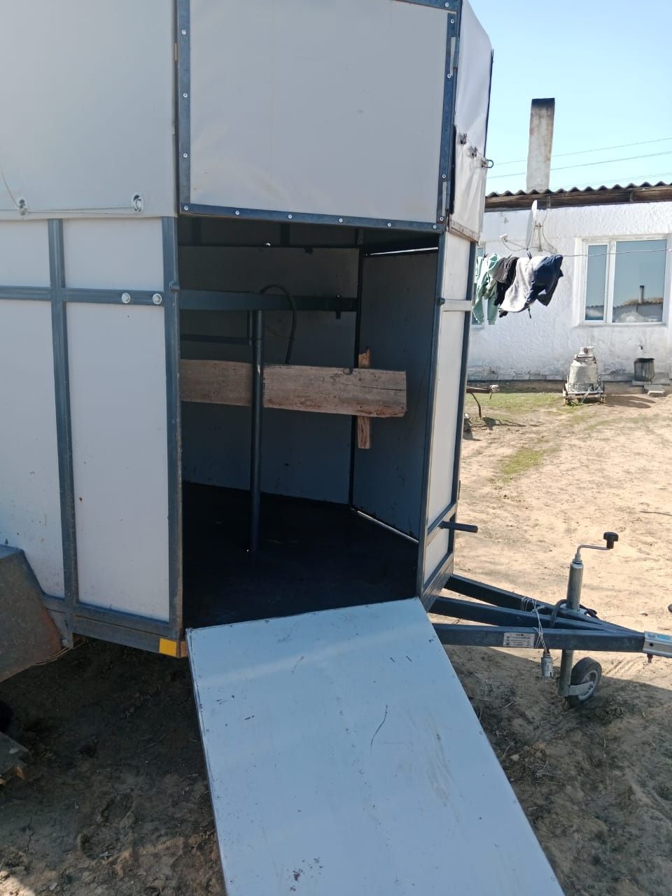 Скотовоз прицеп екі аттық