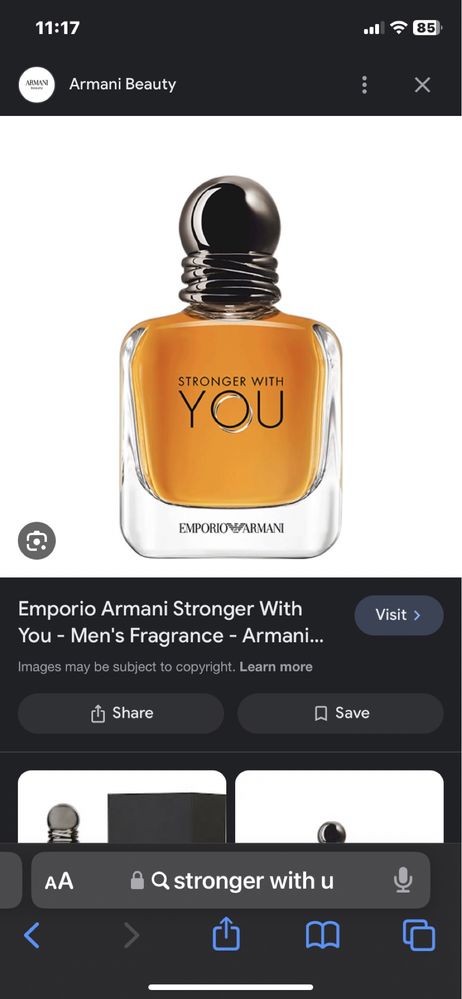 Stronger with u Emporio Armani