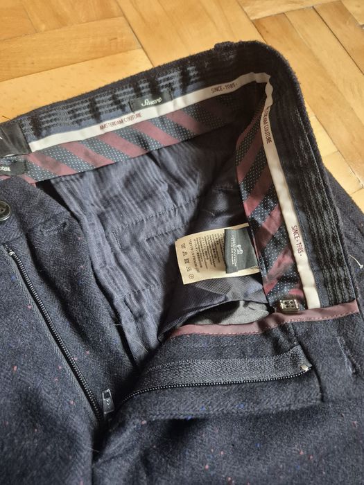 Pantaloni Premium Scotch & Soda, Lână și Tweed, Bărbați - W32/L32