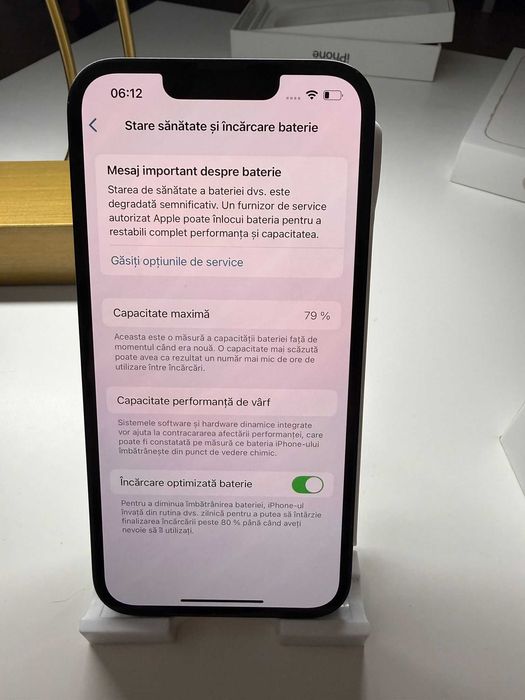 iPhone 14 / 128 GB / 79%/ Cutie și Incărcător
