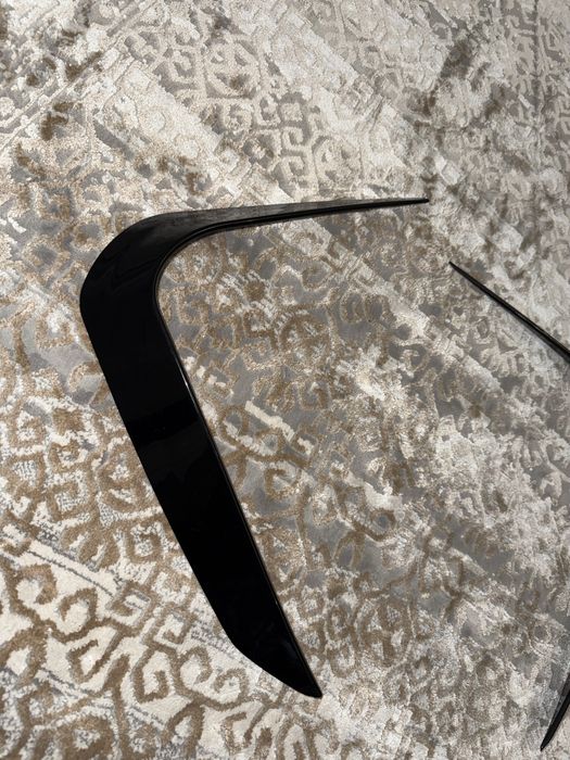 Накладки на передний бампер BMW X5