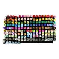Set 168 markere, TOUCH ART, cu capate, multicolor, pentru colorat
