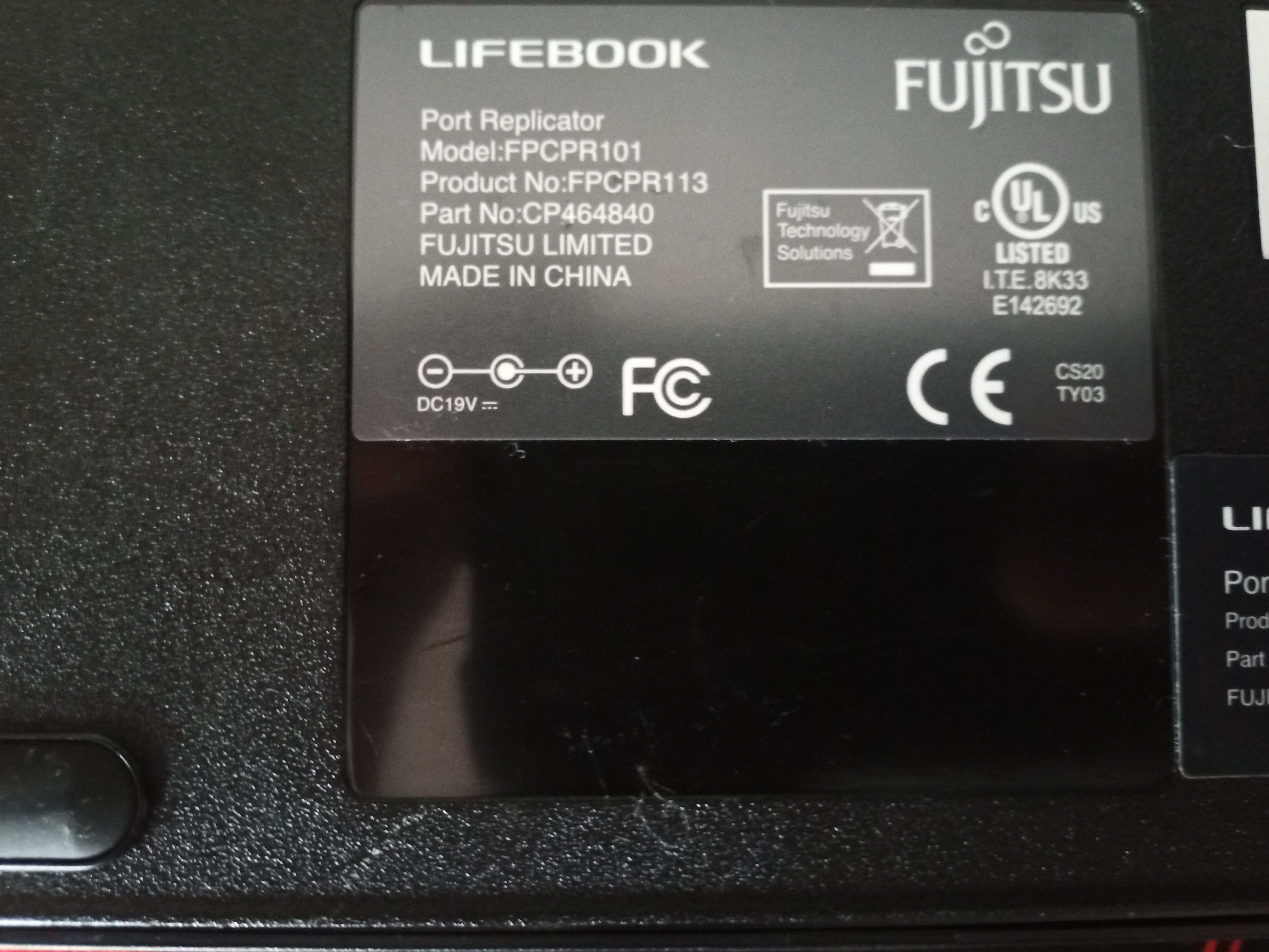 Docking station Fujitsu Lifebook e series