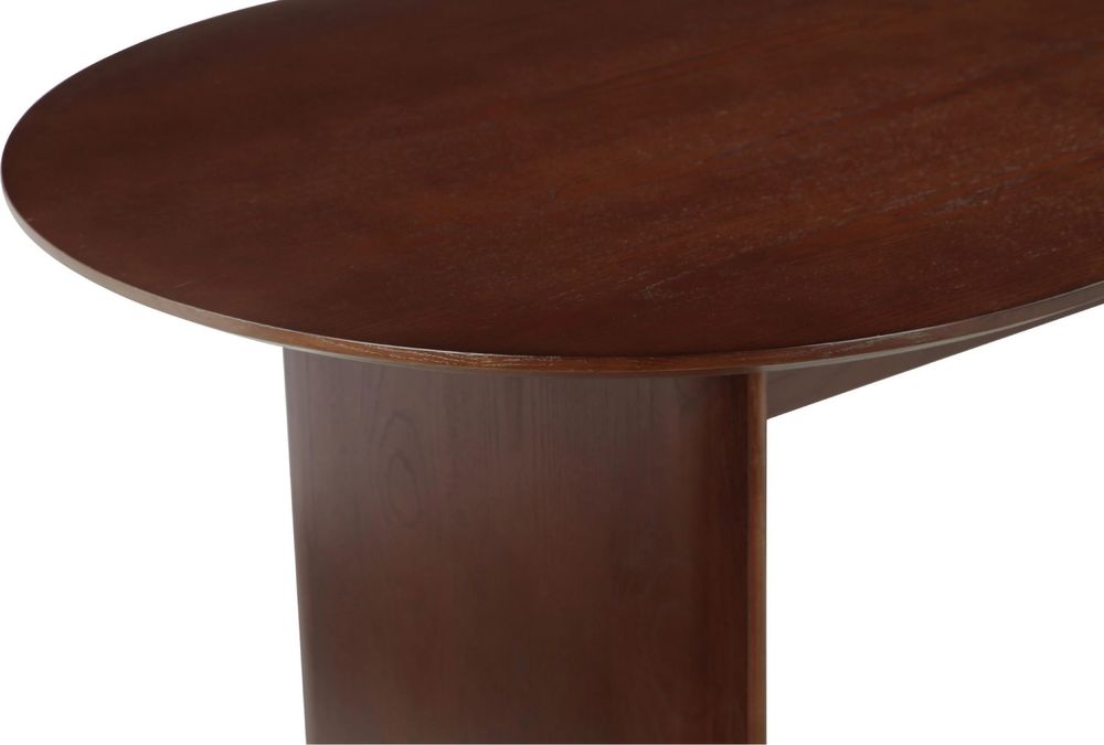 Masă de dining Melinda– blat oval din lemn MDF 180x90x77 cm