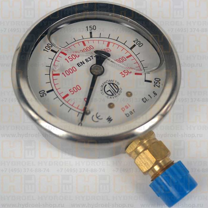 Манометры глицериновые (виброустойчивые) Италия