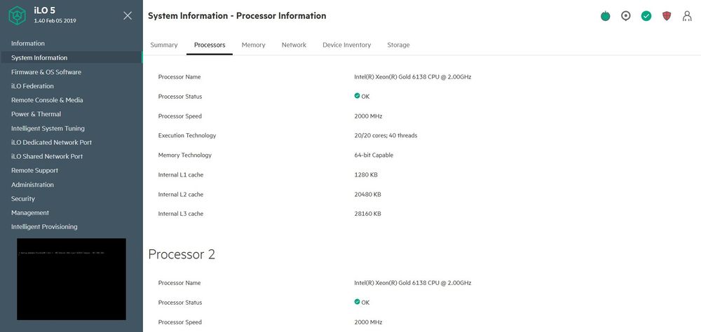 Server HPE DL360 Gen 10 8SFF 40Cores 128Gb 2666MHz E208i-a SR 1600W