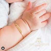 Bratara Aur 14 K pentru bebe copii nou nascuti model ARJEWELS