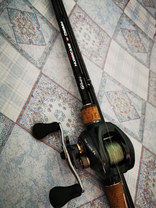 Щукарска въдица 2.40м Obei Hurricane с макара Obei P1