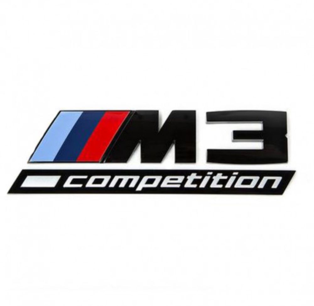 Emblema M3 Competition / Accesorii auto BMW / Sticker Stema Sigla