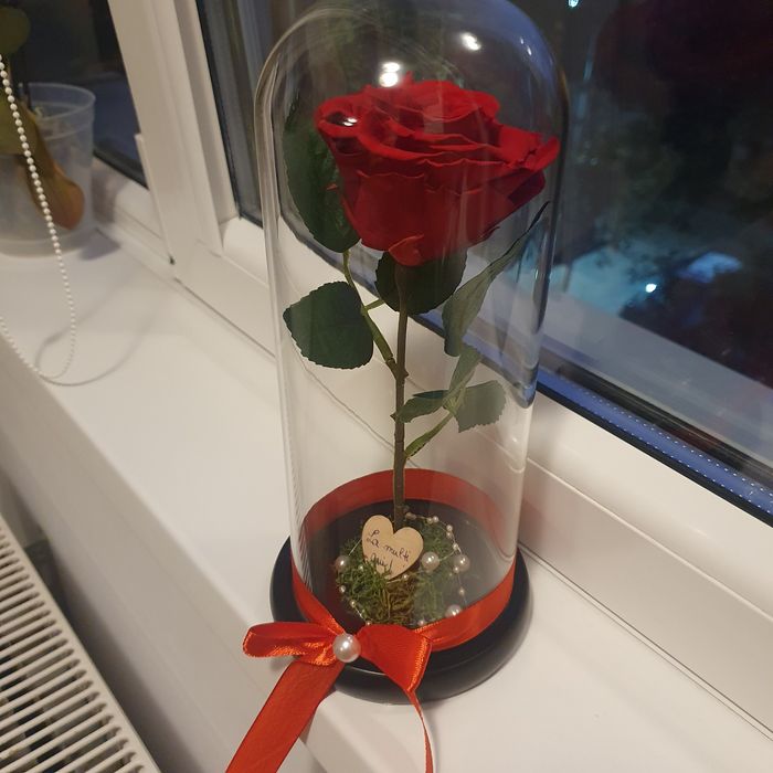 Ursulet de 40 cm din flori