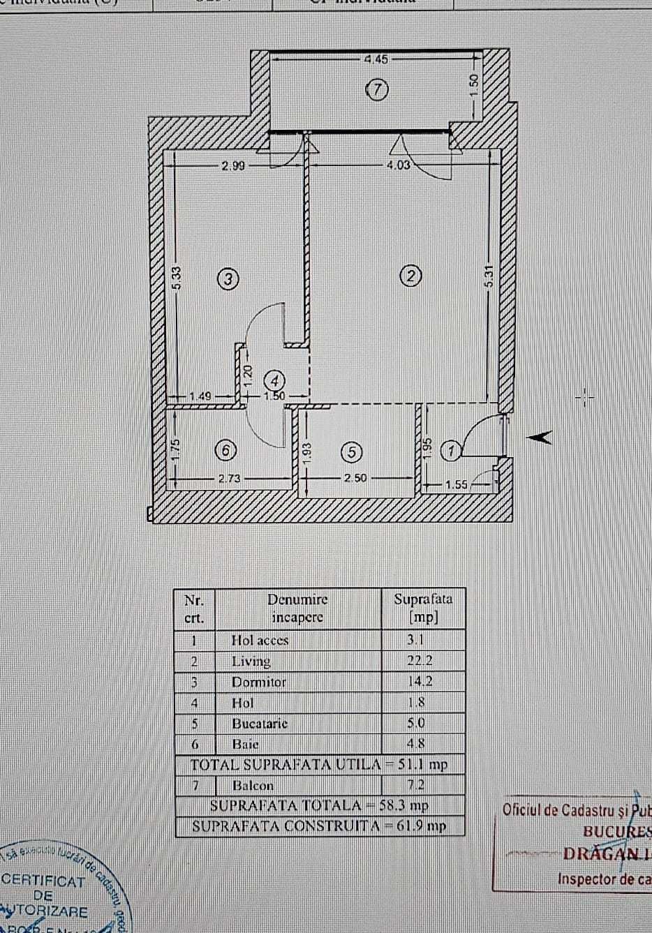 Proprietar, vand apartament 2 camere, ONE Cotroceni, mobilat si utilat