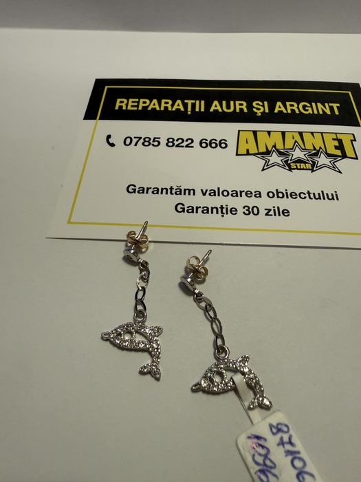 Cercei cu pietre (vl) star amanet