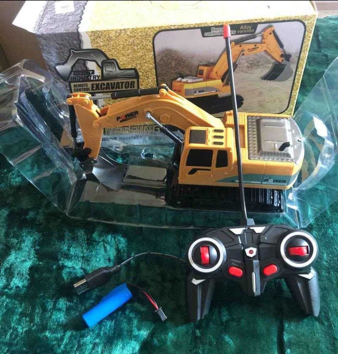 Ekskavator o'yinchoq pultli игрушка экскаватор  радиоуправление