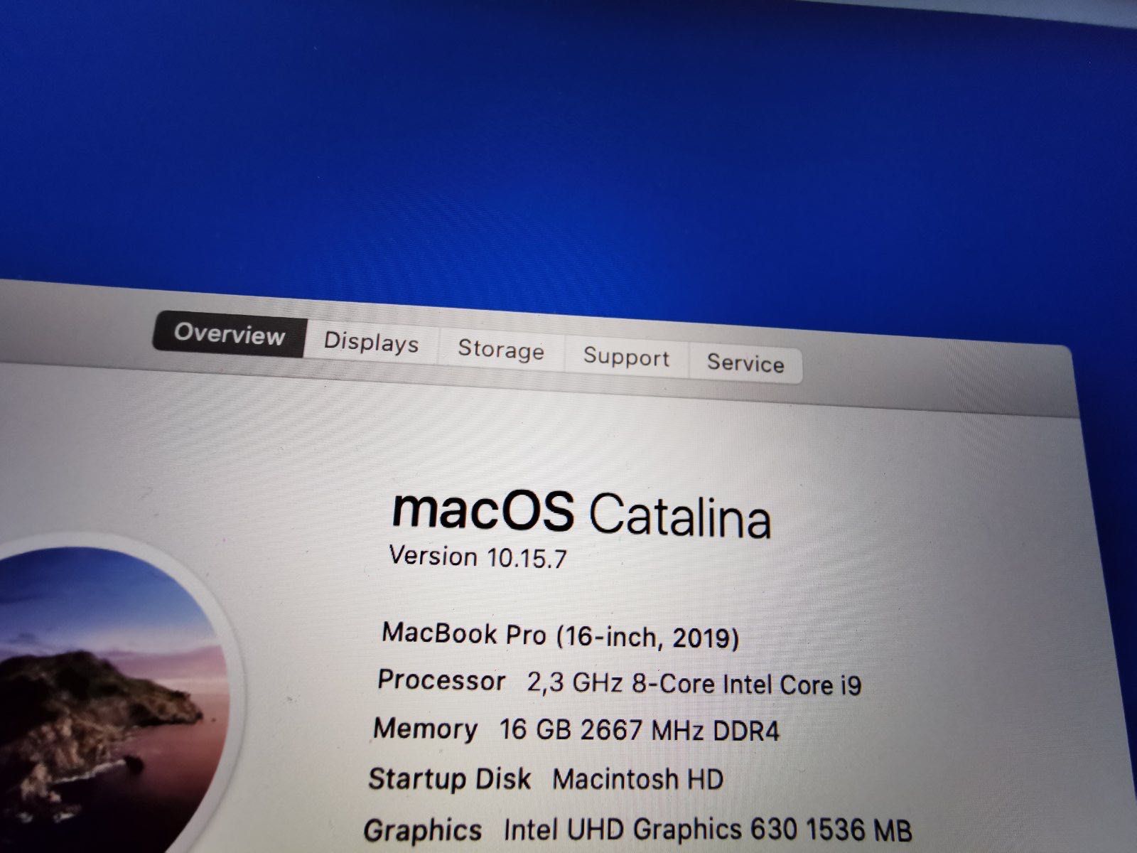 MacBook Pro 2019, 16-inch, 2.3GHz, 16GB, 1TB